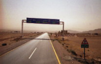 Route vers Damas